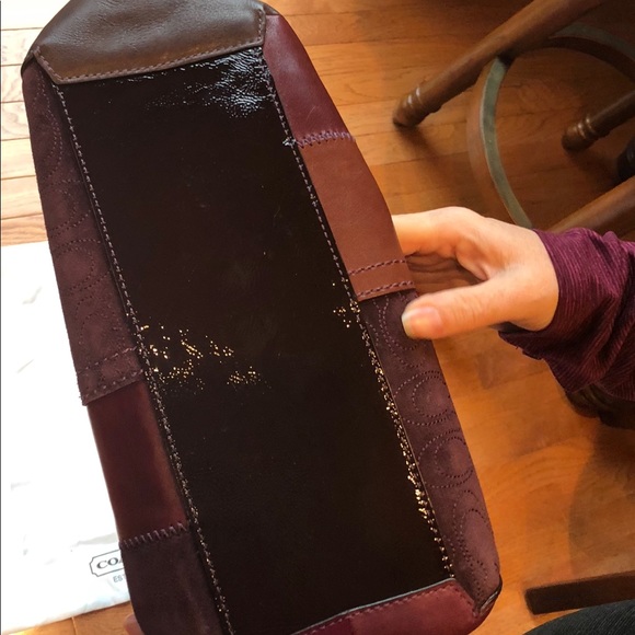 Authentic Coach Patchwork Tote - Picture 4 of 8